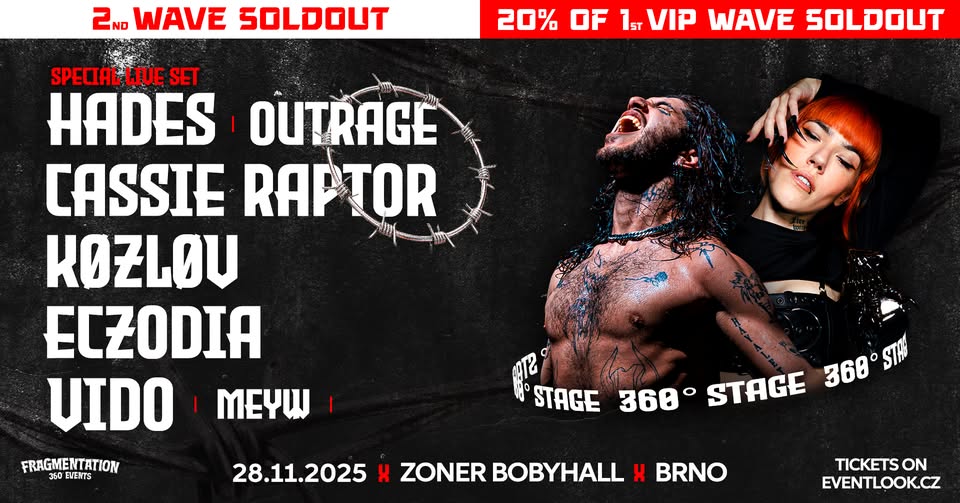 HADES, CASSIE RAPTOR, KOZLOV, ECZODIA, VIDO, OUTRAGE, Meyw⎟28.11.2025⎟ZONER BOBYHALL⎟360°STAGE