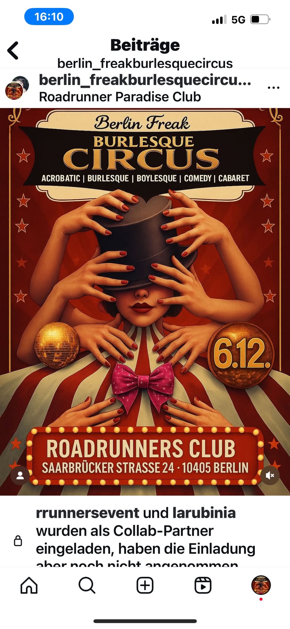 Berlin Freak Burlesque Circus Xmes Show
