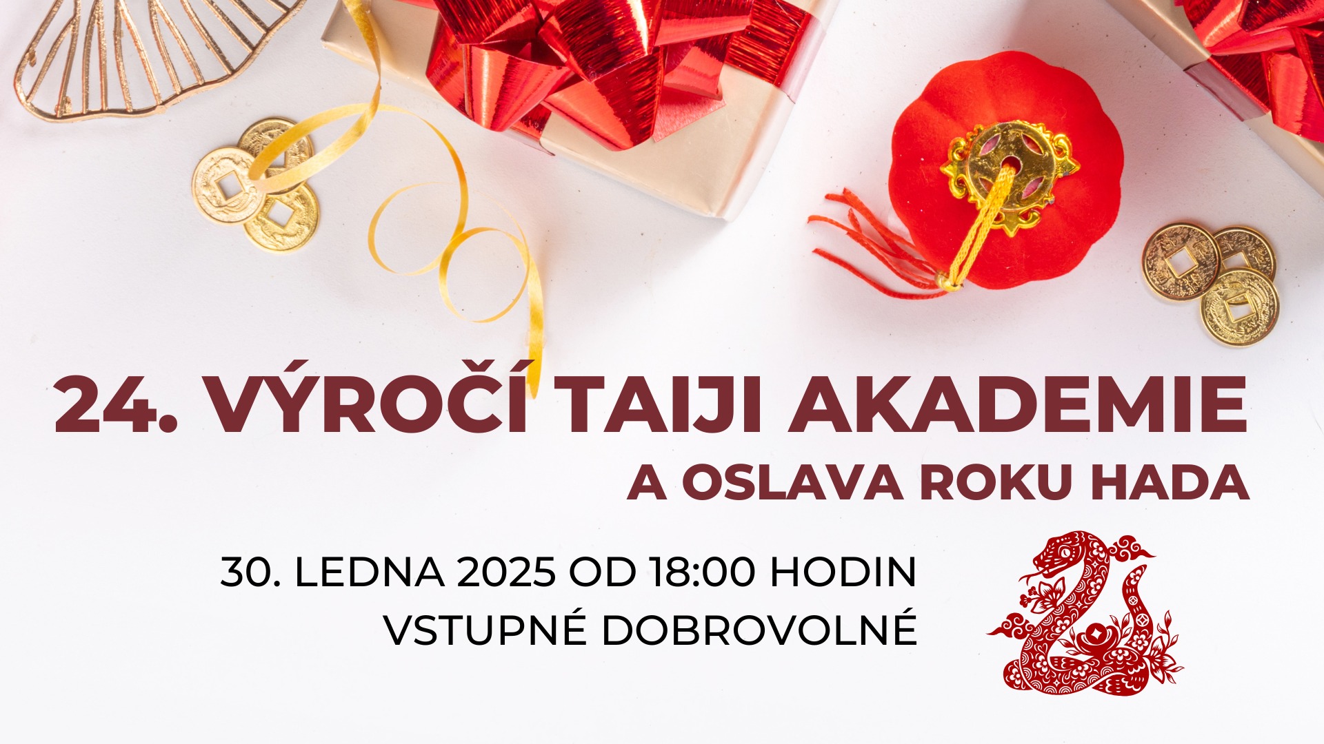 Oslava nového roku Hada a 24. výročí Taiji Akademie