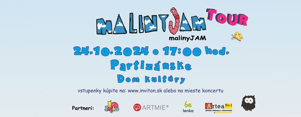 malinyJAM TOUR - Partizánske