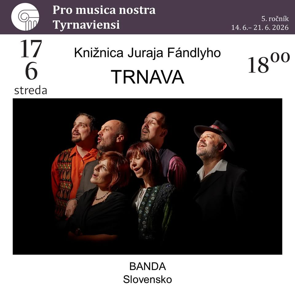 Koncert komorného súboru Banda - PRO MUSICA NOSTRA TYRNAVIENSI