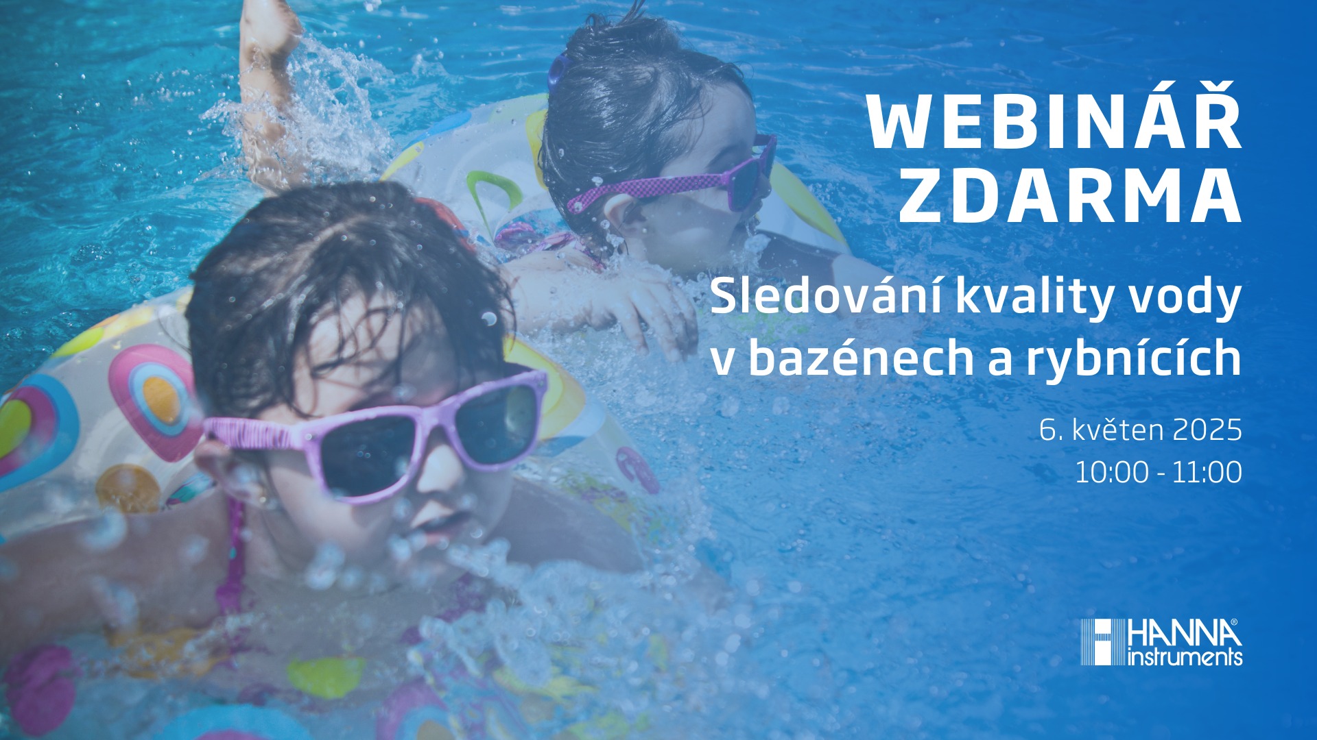 Webinář zdarma: Sledování kvality vody v bazénech a rybnících