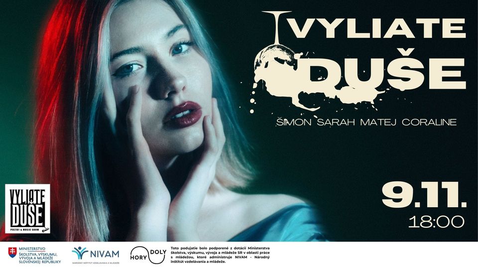 POÉZIA OŽÍVA TOUR | Vyliate duše v Liptovskom Mikuláši