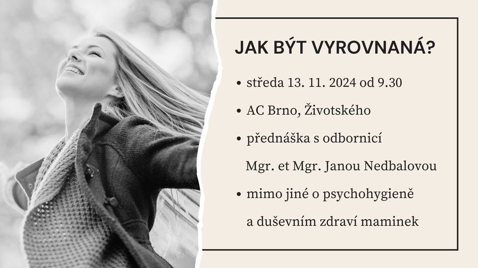 Jak být vyrovnaná máma?
