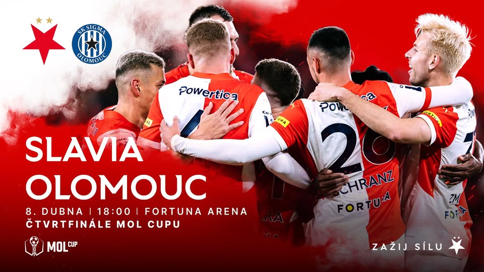 Čtvrtfinále MOL Cupu | SK Slavia Praha - SK Sigma Olomouc