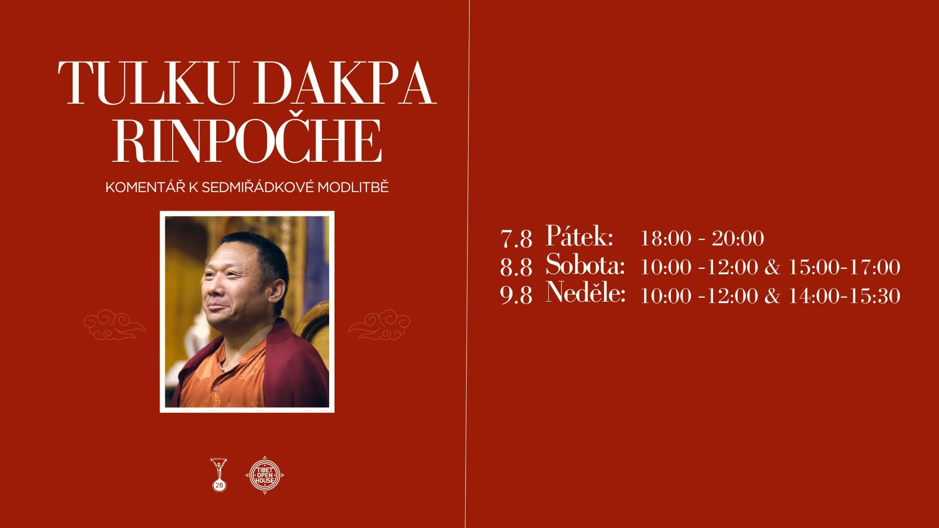 Tulku Dakpa Rinpočhe - Komentář k sedmiřádkové modlitbě | Commentary on the Seven-Line Prayer