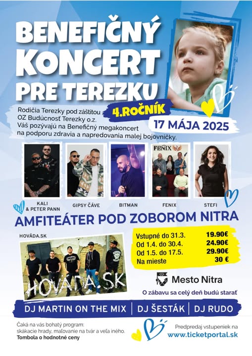 Benefičný koncert pre TEREZKU