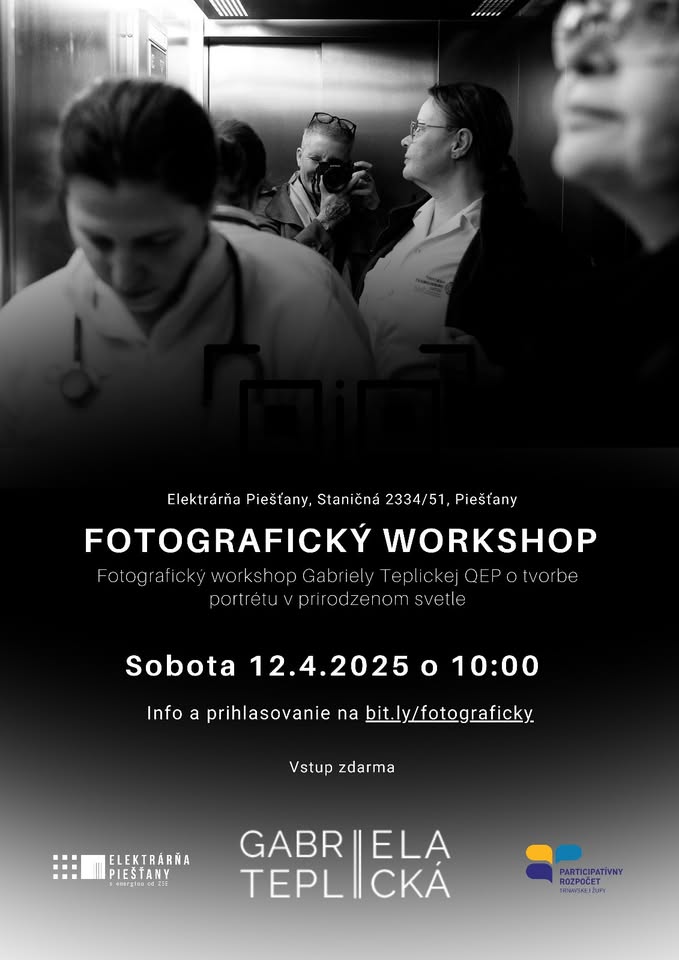 Fotografický workshop tvorby portrétu s Gabrielou Teplickou QEP