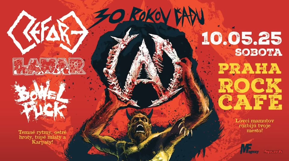 30 let Čadu + hosté: Refore, Lahar, BowelFuck | Rock Café