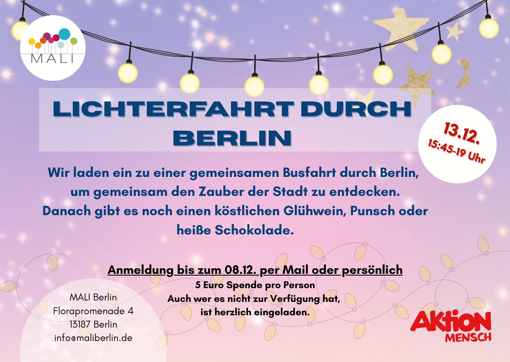 Weihnachtslichterfahrt