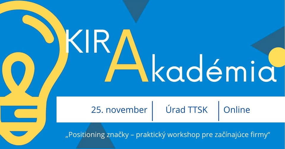 Positioning značky – praktický workshop pre začínajúce firmy