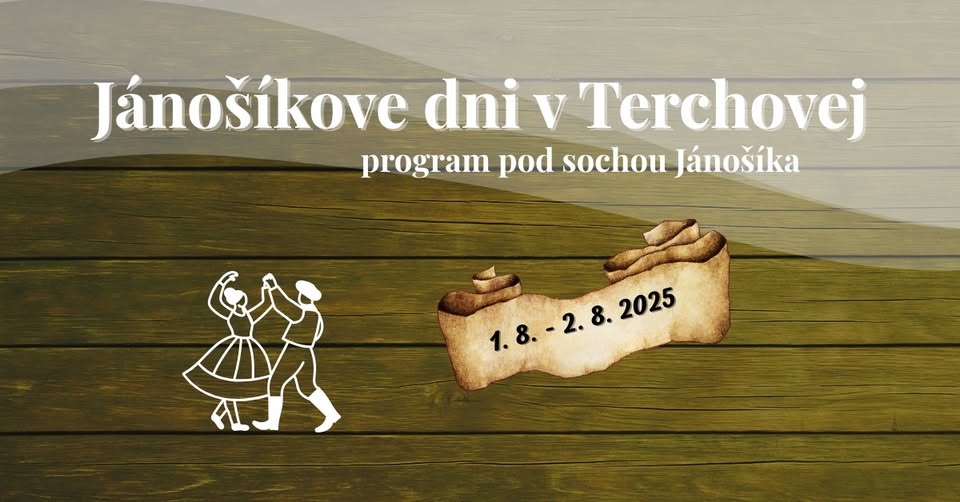 Jánošíkove dni v Terchovej - program pod sochou Jánošíka