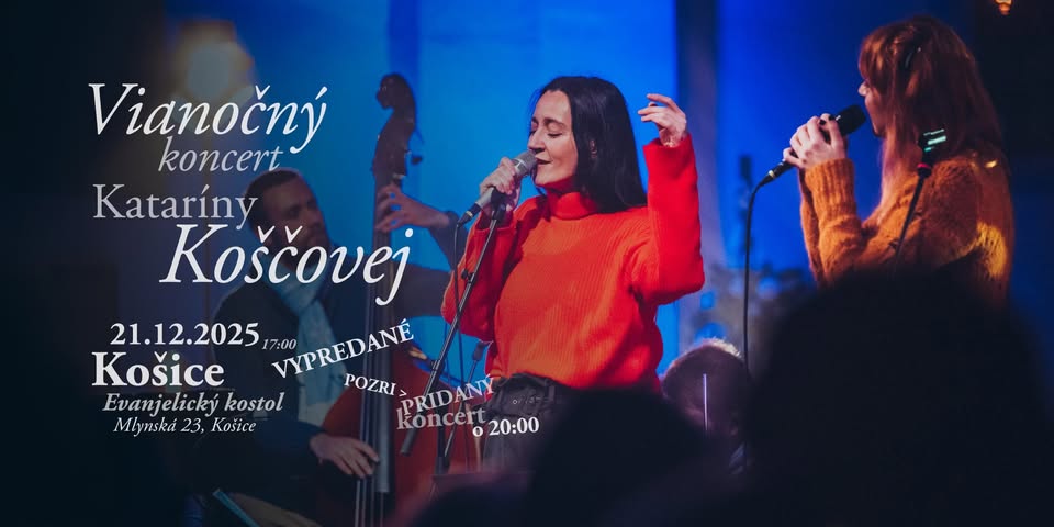 Vianočný koncert Kataríny Koščovej - Košice - 17:00 VYPREDANÉ