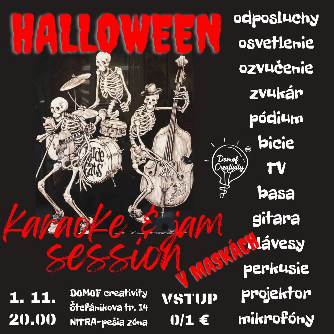 HALLOWEEN JAM & KARAOKE NIGHT 🎤💀🎃