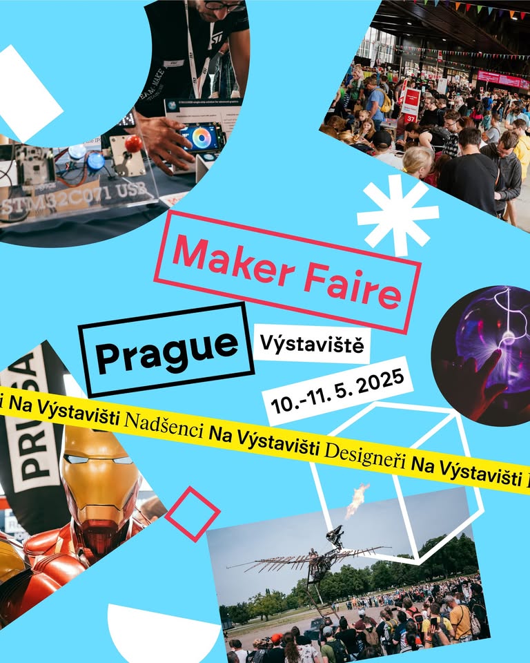 Maker Faire Prague 2025 - Přehlídka inovátorů a vynálezců