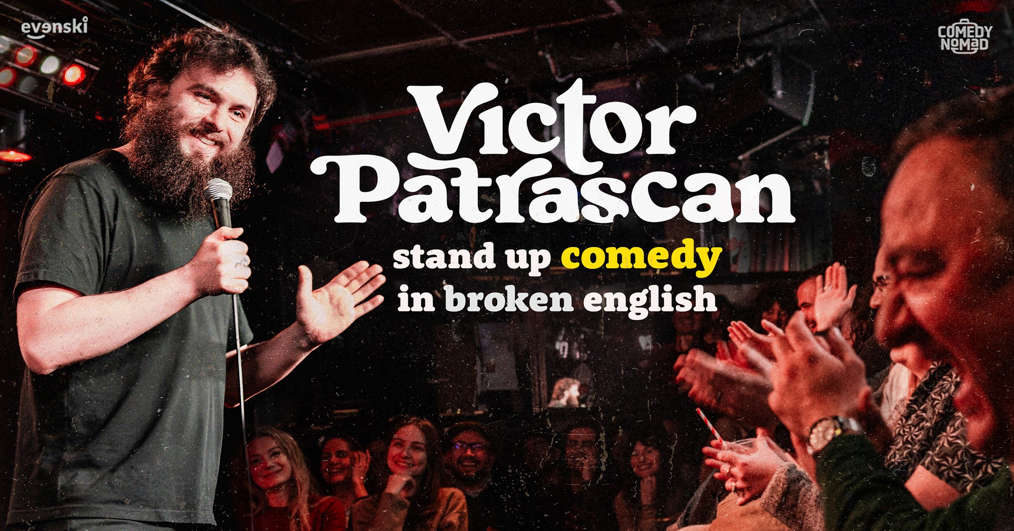 Stand up Comedy in broken English • Victor Patrascan in Copenhagen