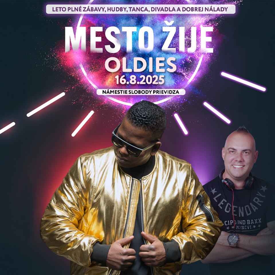 Festivalová Prievidza - Mesto žije oldies: TwentyFive Expres Party