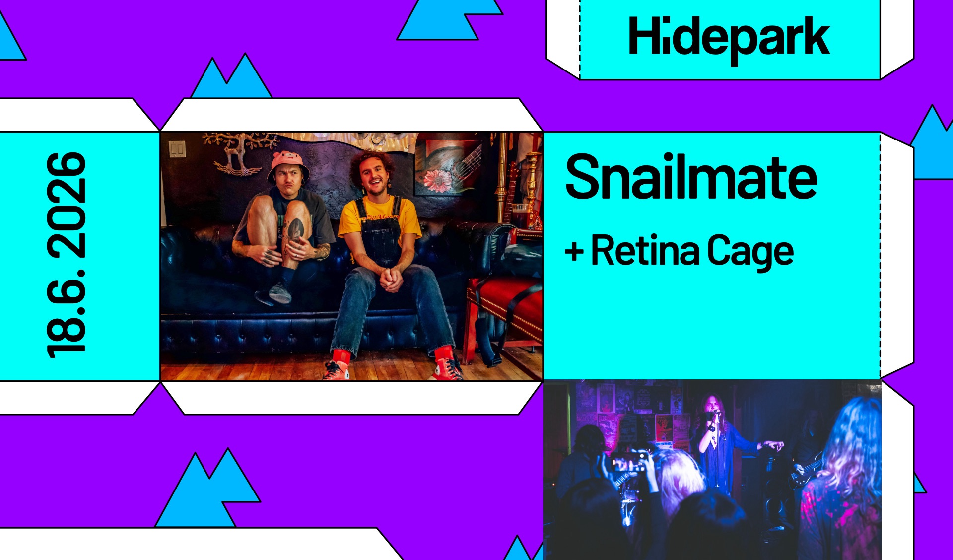 Koncert Snailmate + Retina Cage