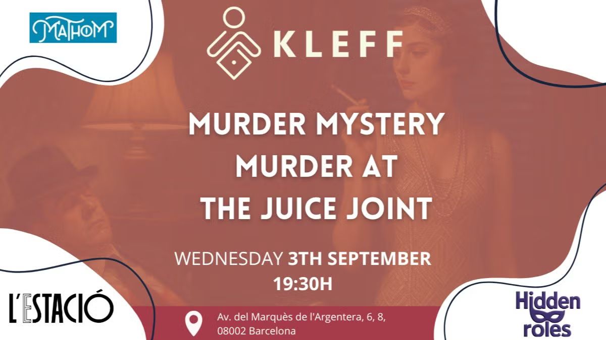 Murder Mystery: Murder at the Juice Joint (in ENGLISH!)