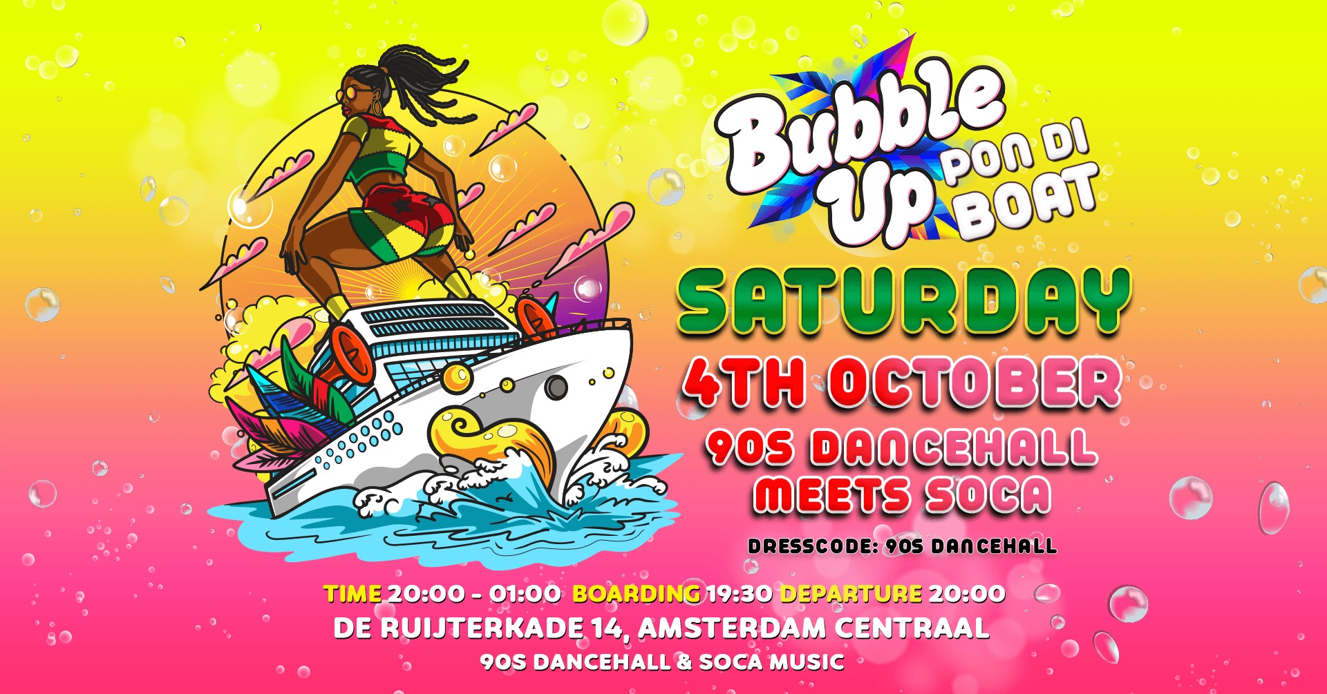BubbleUp Pon Di Boat | 90s Dancehall meets Soca