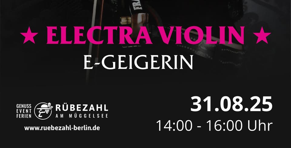 🤩🎻 Electra Violin live in unserem Biergarten 🎻🤩