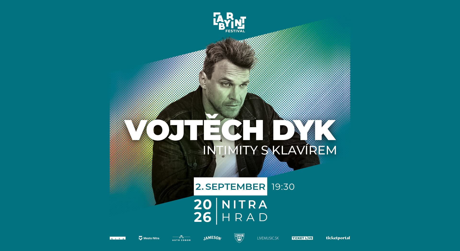 Vojtěch Dyk - Intimity s klavírem - Nitra - Labyrint Fest 2026