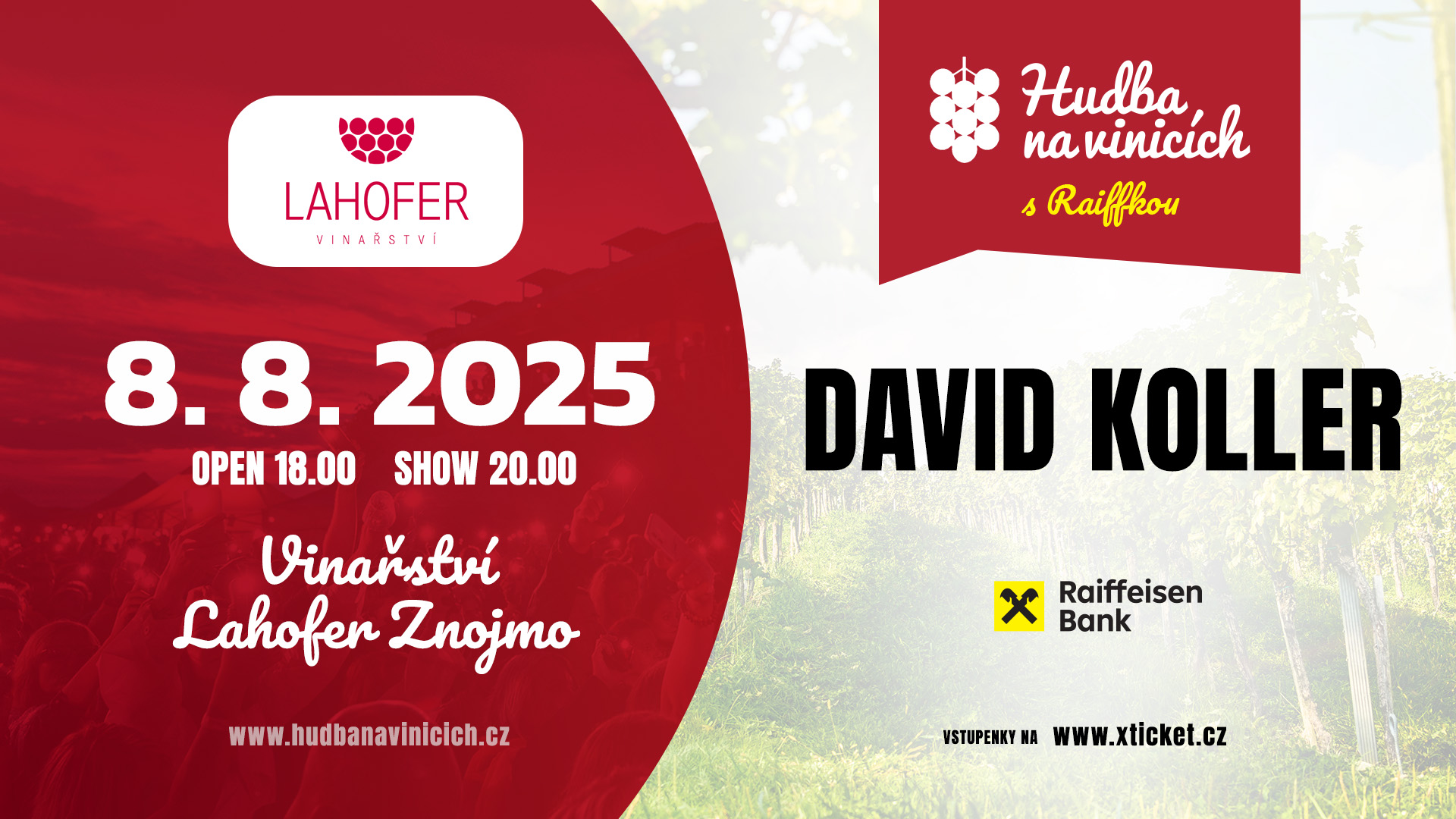 David Koller - Vinařství LAHOFER - 8. srpna