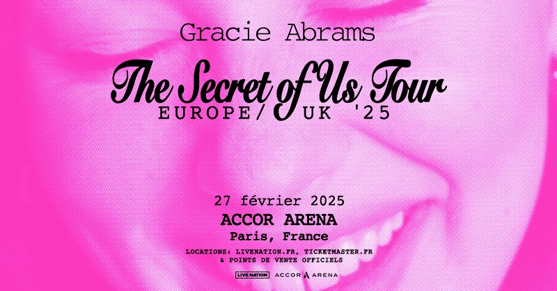 GRACIE ABRAMS | Accor Arena, Paris - 27 février 2025
