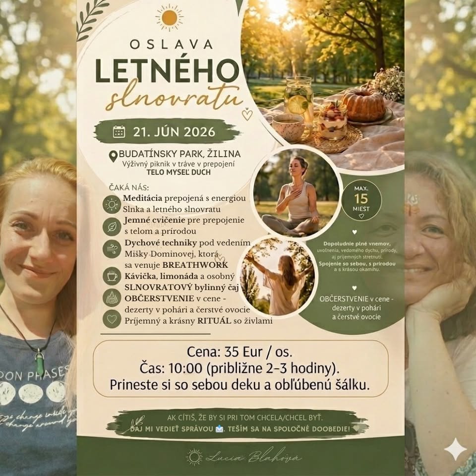 Oslava letného slnovratu s piknikom a dezertom v tráve