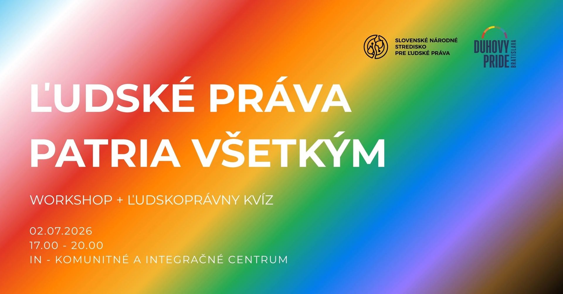 Ľudské práva patria všetkým (workshop + ľudskoprávny kvíz)