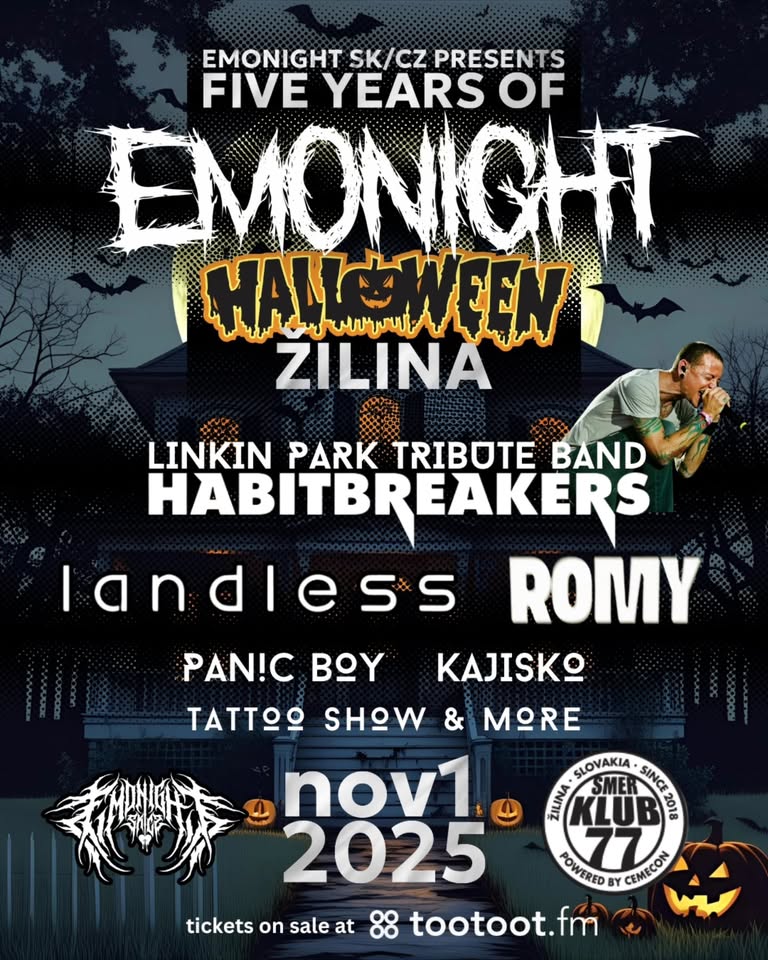 5 YEARS OF EMONIGHT - ŽILINA, 01.11.2025 - SMER KLUB 77