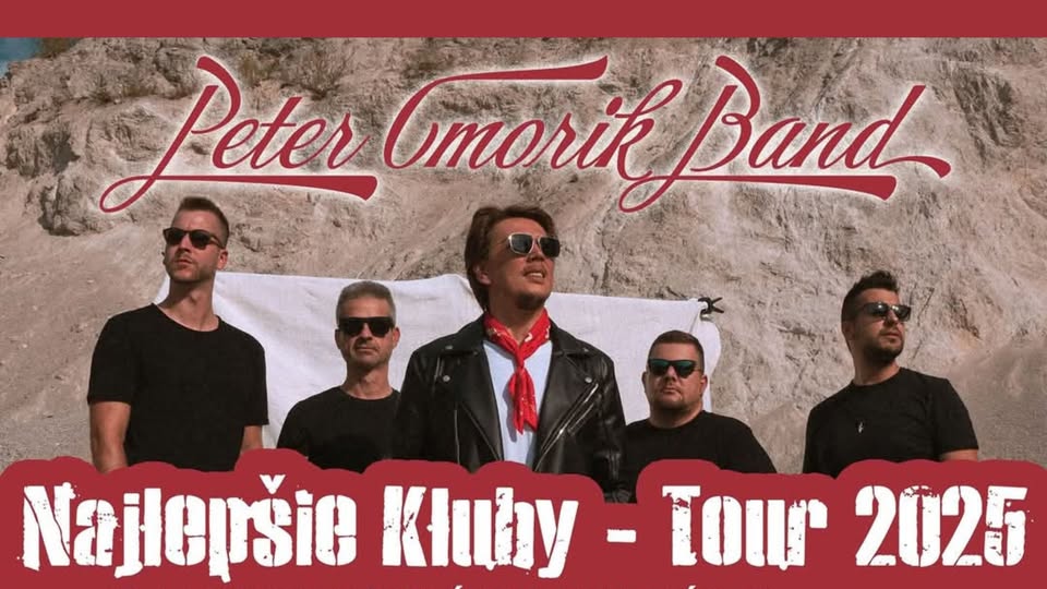Peter CMORIK Band - Najlepšie Kluby - Tour 2025 - Hogo Fogo