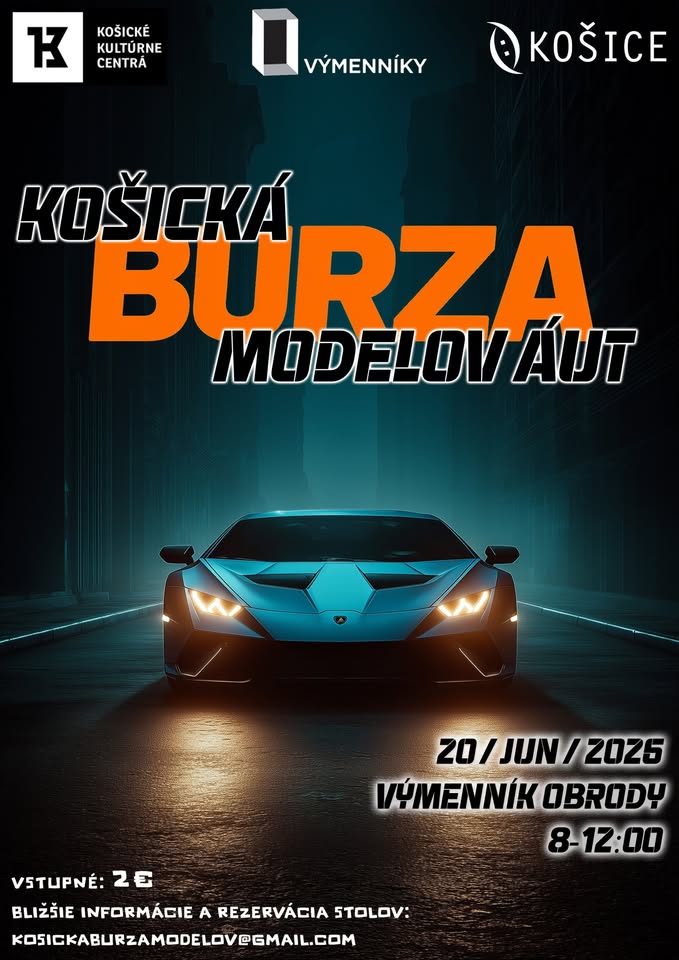 Košická burza modelov áut