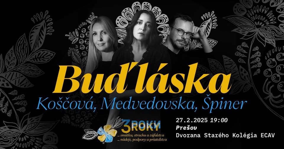 Prešov / Buď láska: Koščová, Medvedovska, Špiner