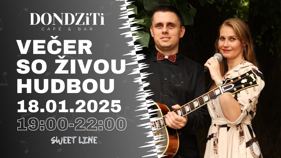 Večer so živou hudbou - SWEET LINE