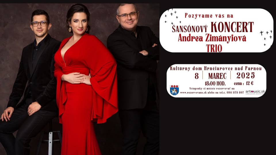 Andrea Zimányiová TRIO  - Šansónový koncert