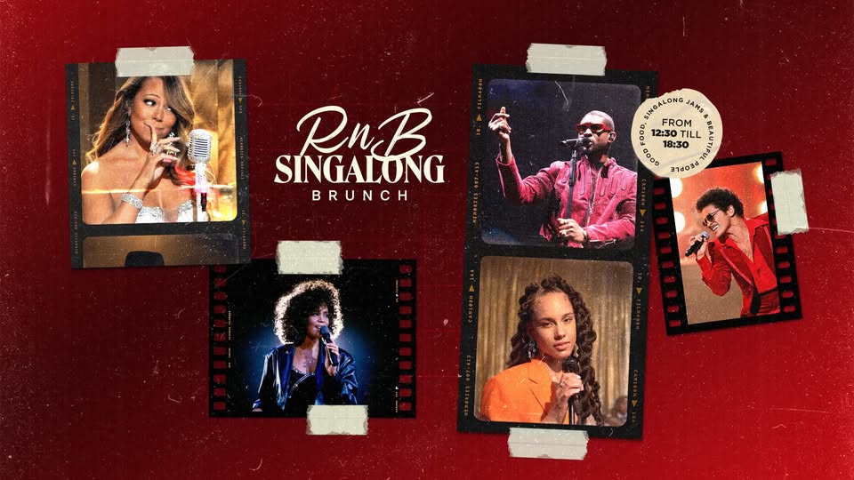 RnB Singalong Amsterdam | Chin Chin Club | 𝟏𝟐:𝟑𝟎 - 𝟏𝟖:𝟑𝟎