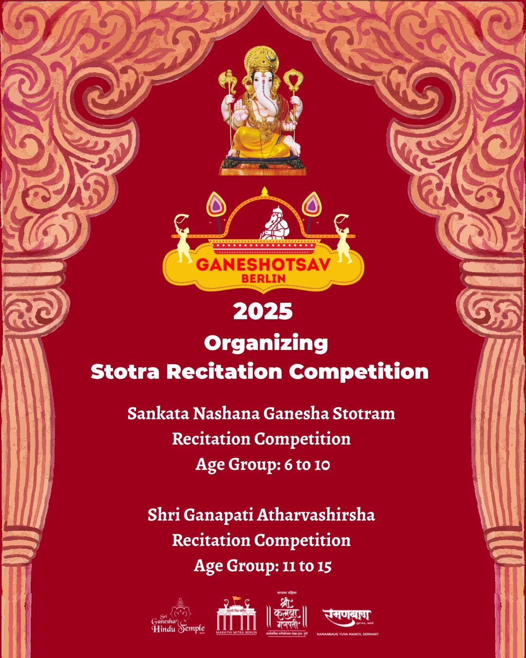 Ganeshotsav Berlin 2025 - Atharvashirsha Recitation Competition