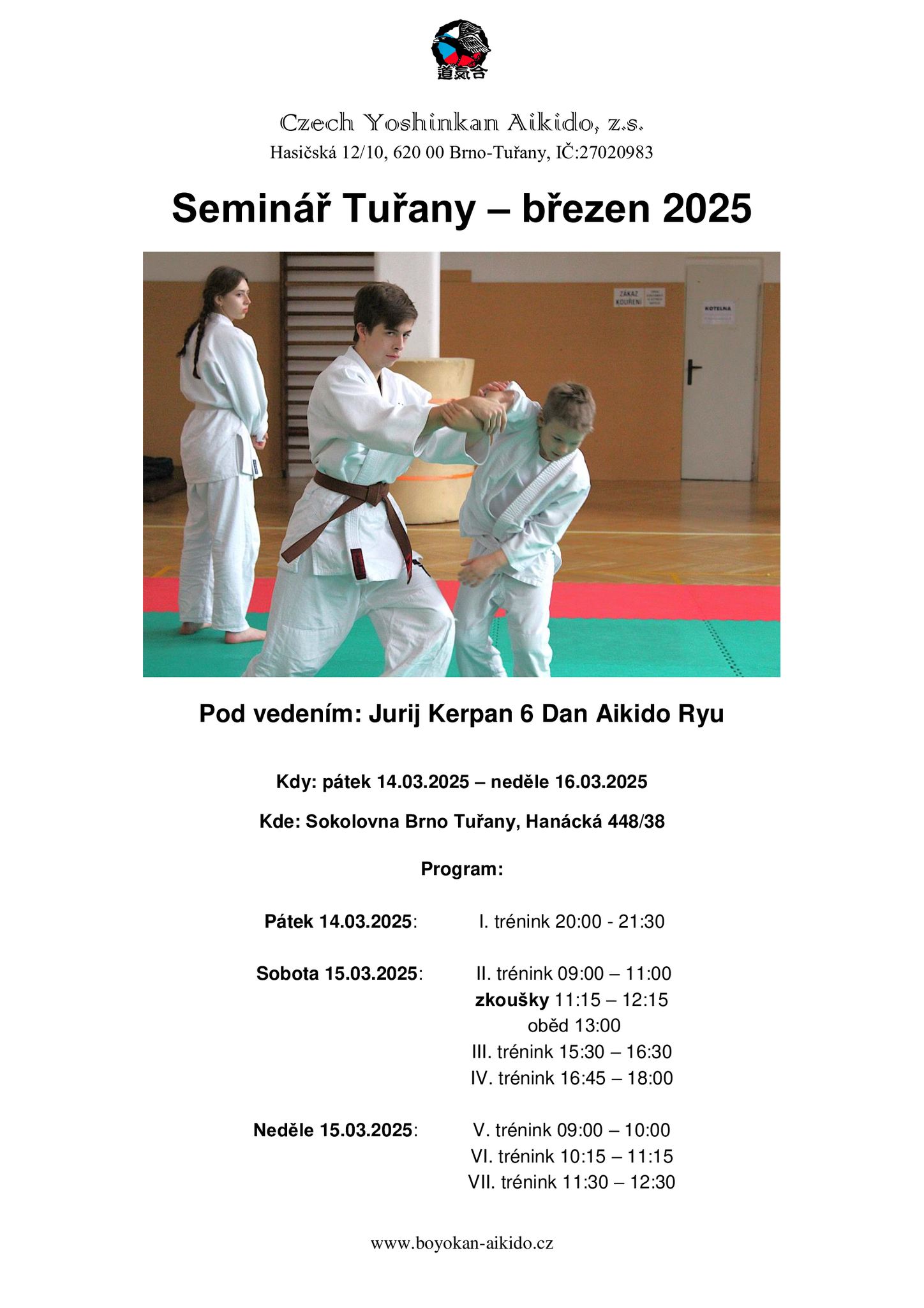 Seminář Aikido Ryu Březen 2025