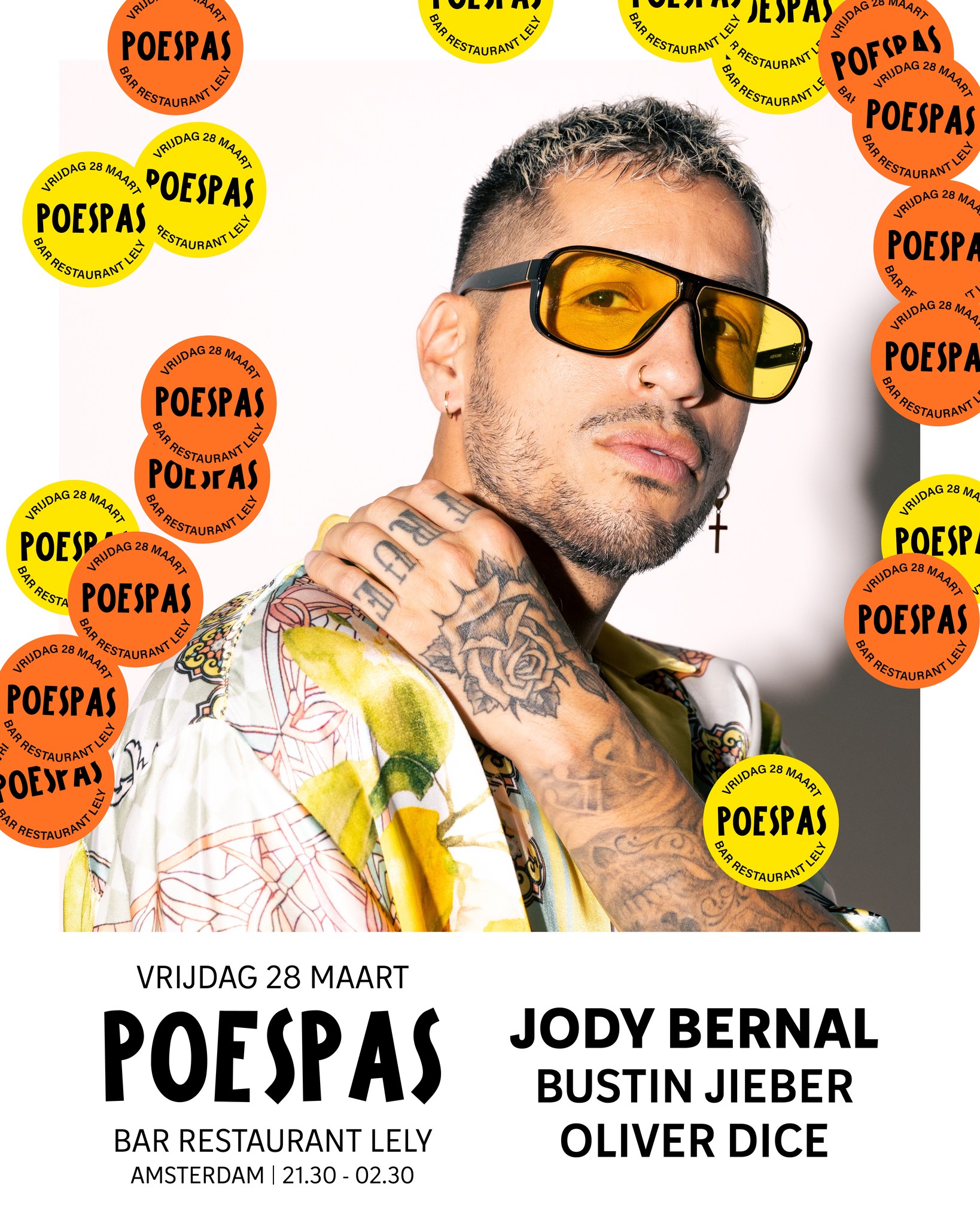 POESPAS // BAR RESTAURANT LELY // AMSTERDAM / 28 MRT W/ JODY BERNAL