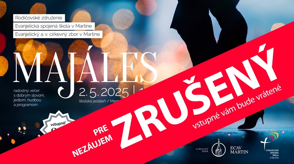 MAJÁLES - pre NEZÁUJEM ZRUŠENÝ