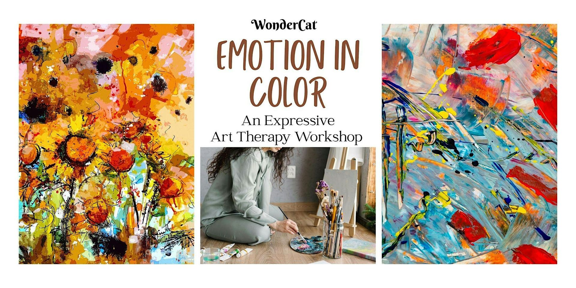 Emotion in Color – An Expressive Art Therapy Workshop (beginner-friendly)