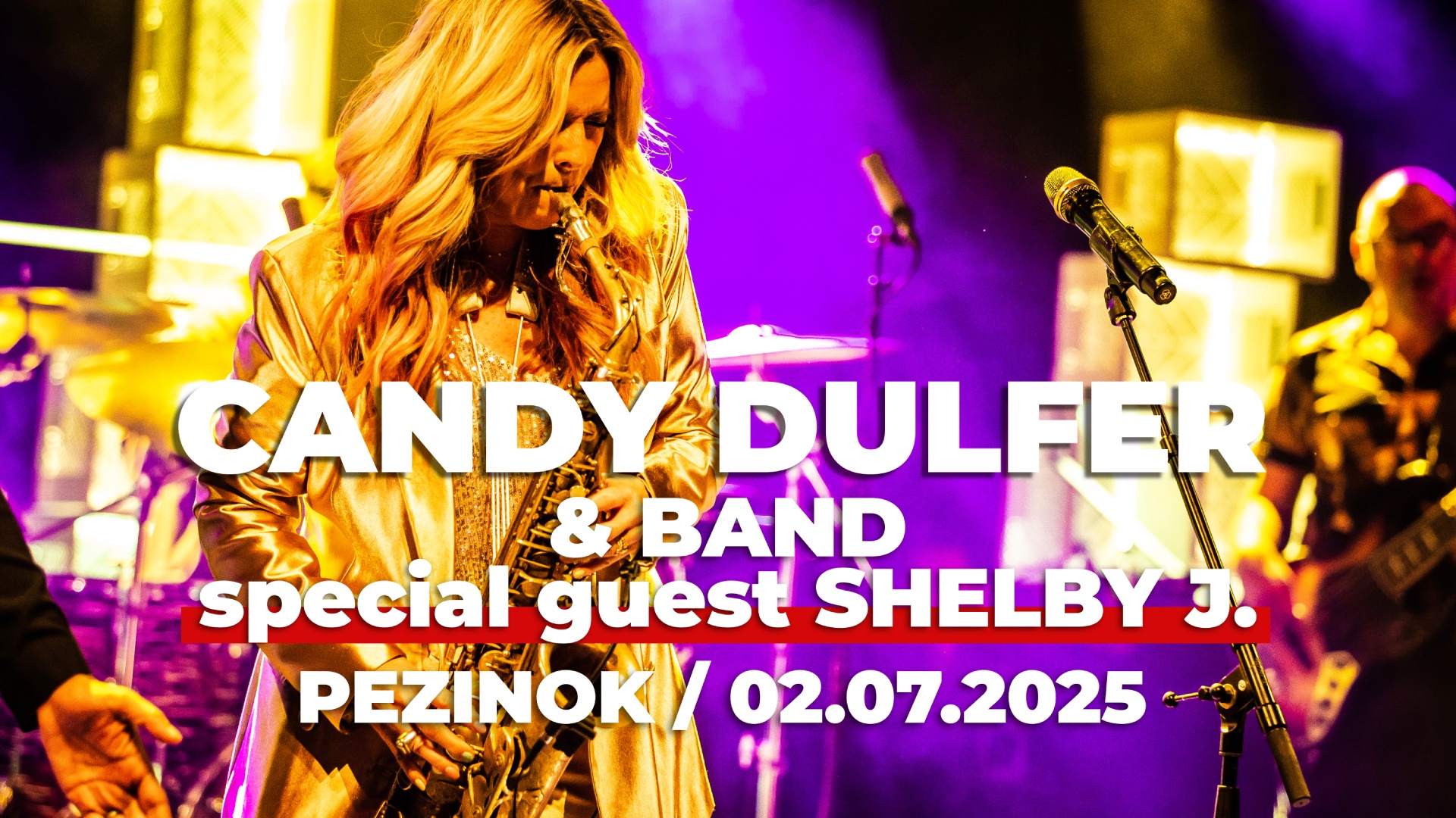 Candy Dulfer & band-special guest Shelby J. na zámku