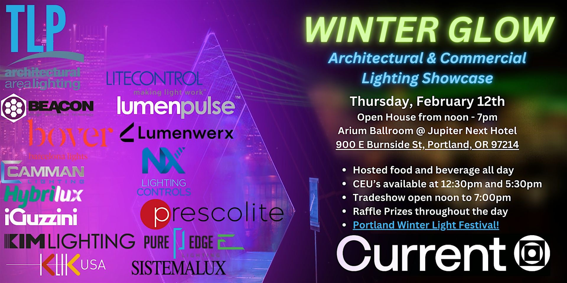 2026 WINTER GLOW - Lighting Showcase & Happy Hour