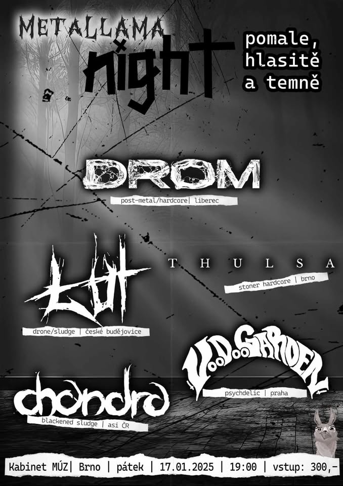 Metallama night vol. 2 - pomale, hlasitě a temně