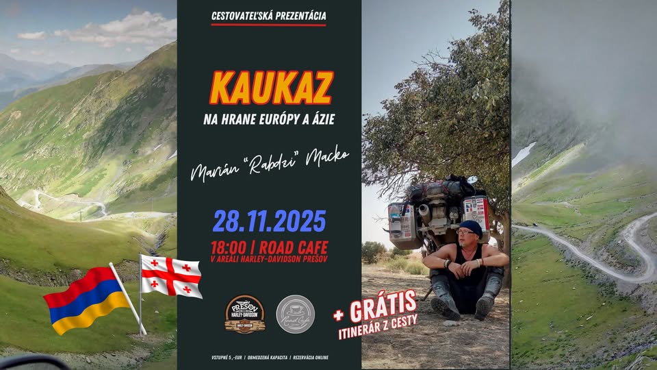 Kaukaz - na hrane Európy a Ázie /cestovateľská prezentácia v HD PO/