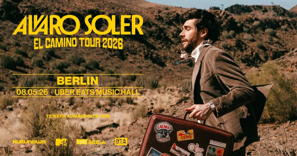 Alvaro Soler - El Camino Tour 2026 - Berlin (Uber Arena)