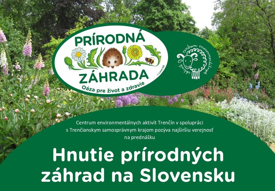 Prednáška o prírodných záhradách