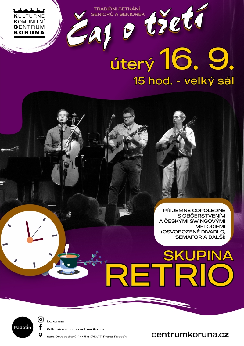 Čaj o třetí - Retrio