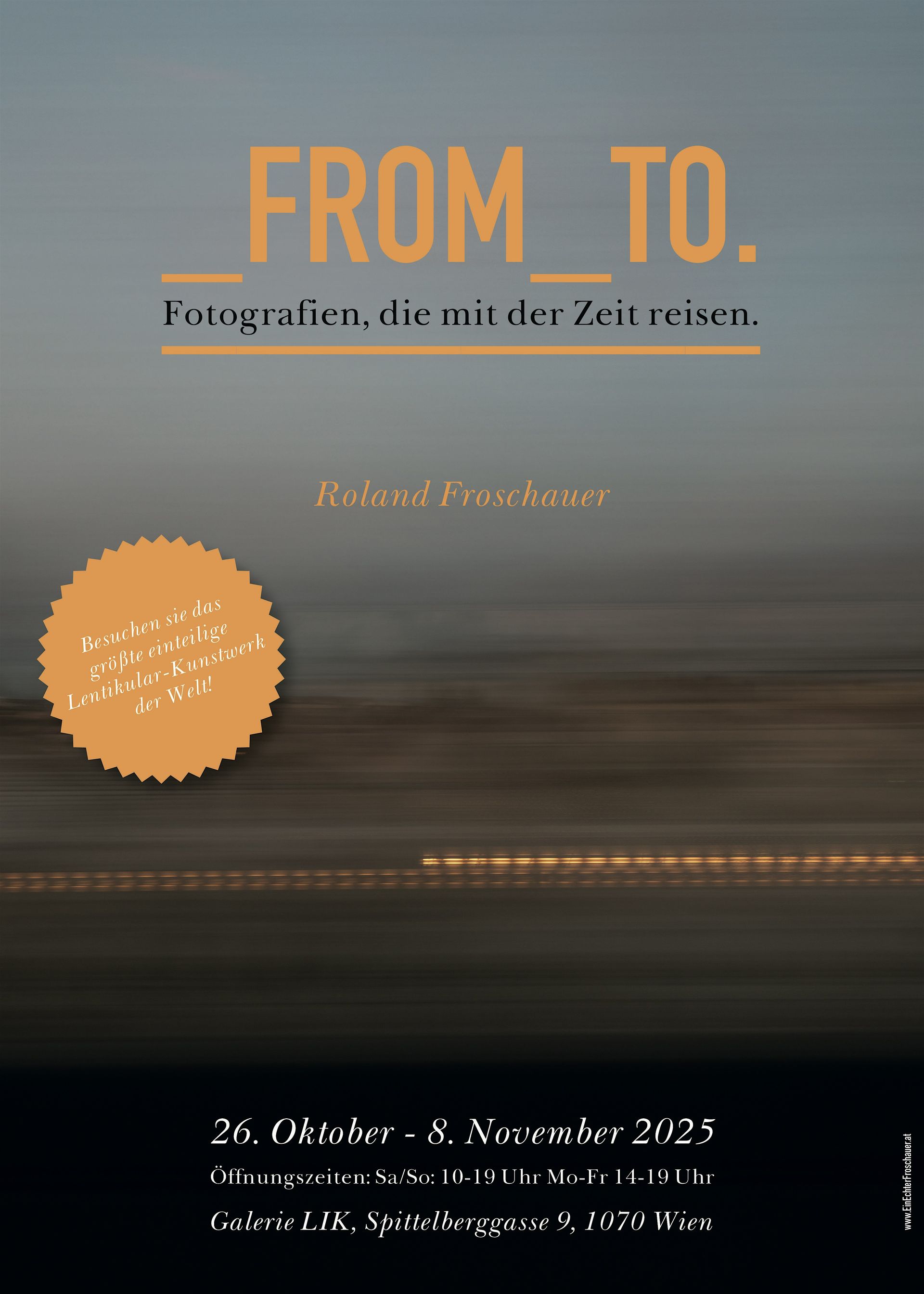 _FROM_TO.  Fotografien, die mit der Zeit reisen